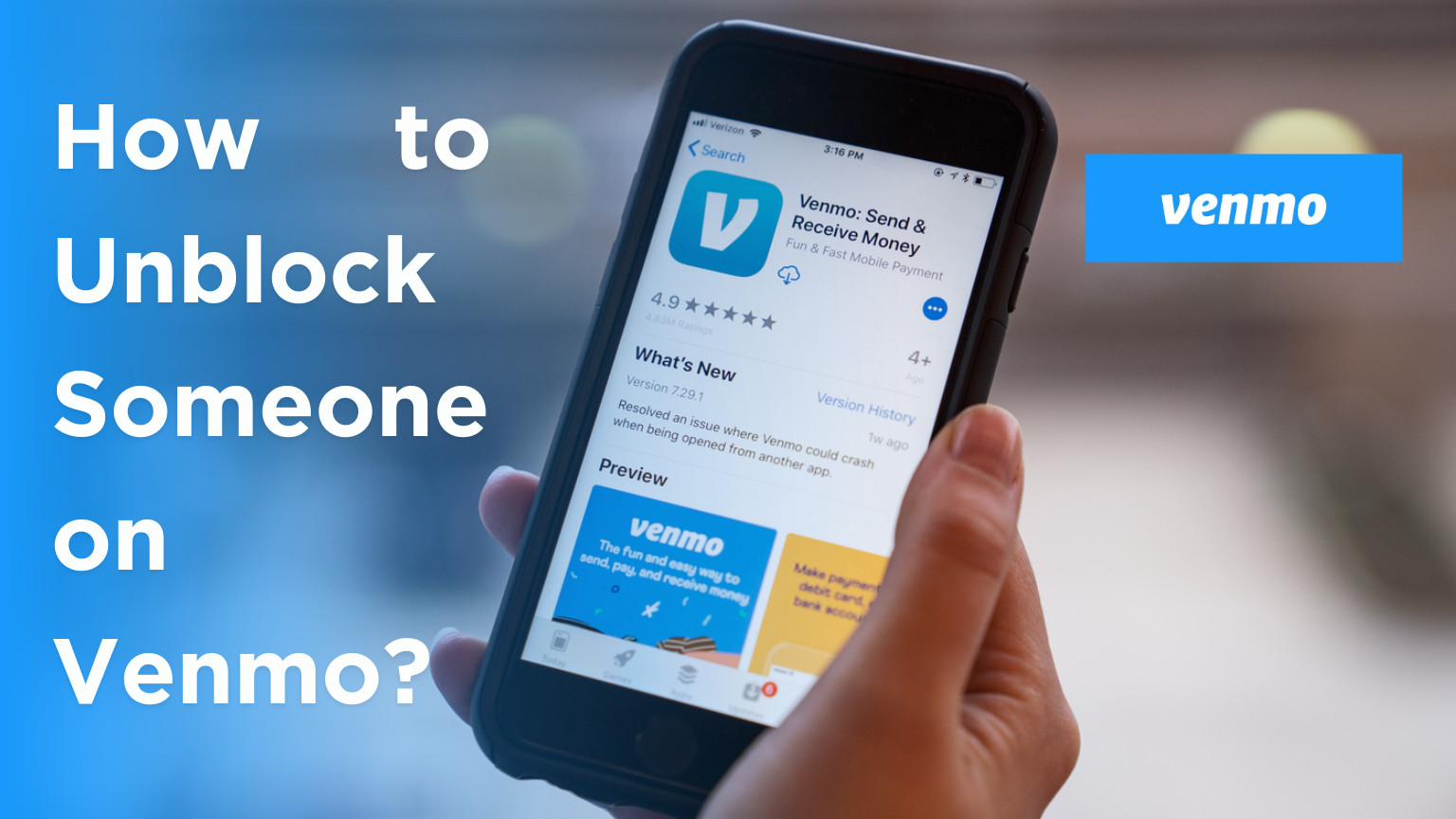 How to Unblock Someone on Venmo?