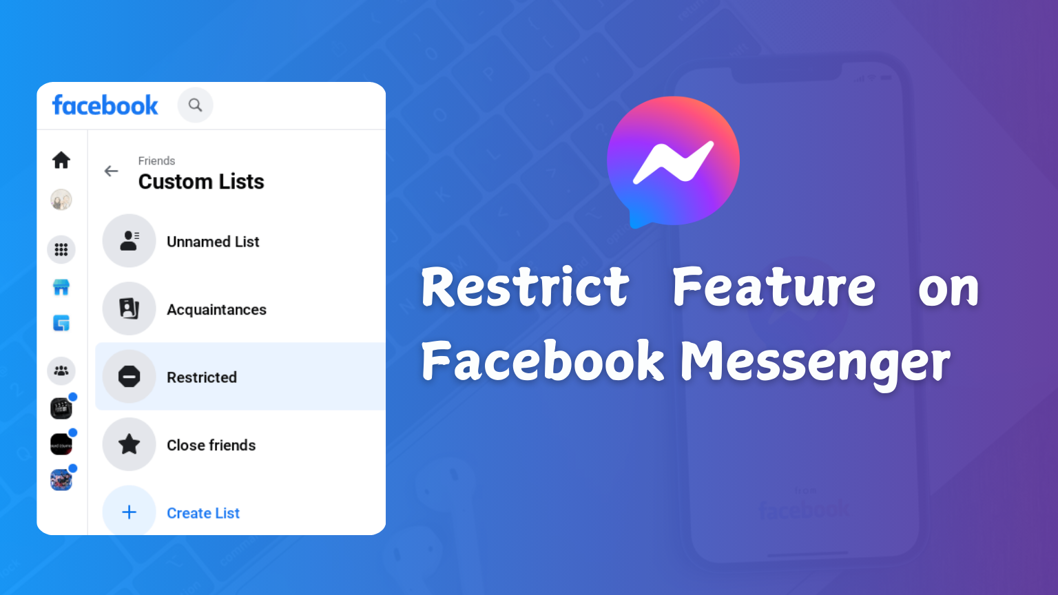 Restrict Feature on Facebook Messenger